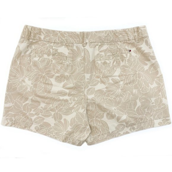 TOMMY HILFIGER Women's Flat Front Floral Print Shorts - NEW - Picture 2 of 8
